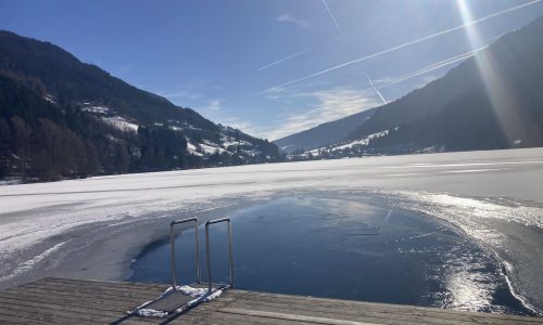 Pressebericht über Eisbaden am Brennsee