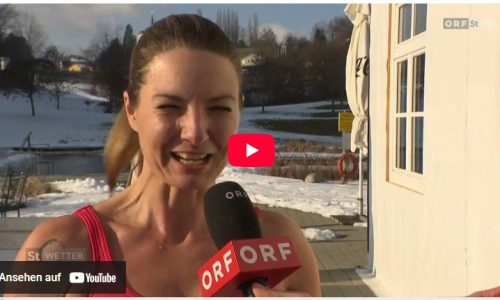 Eisbaden im ORF Steiermark Wetter